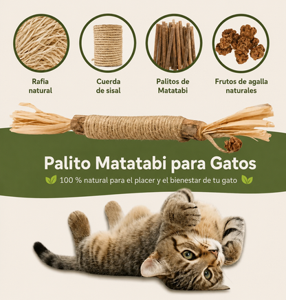 Freeying Matatabi™ – Cepillo Dental Natural para Gatos