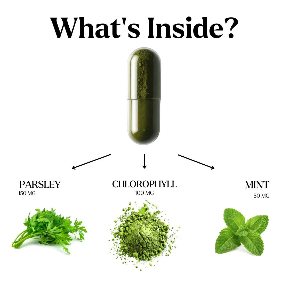 FreeyingOdorTM "Breath & Body Deodorizing supplement