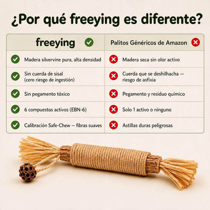 Freeying Matatabi™ – Cepillo Dental Natural para Gatos